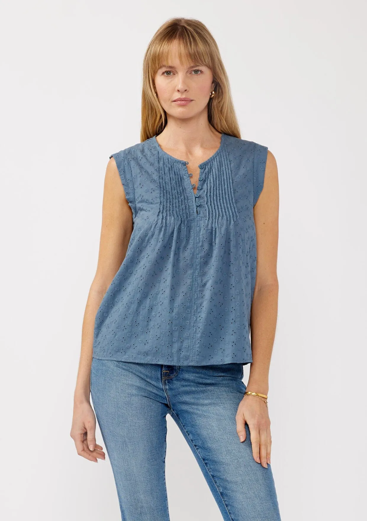Jess Embroidered Tank Top