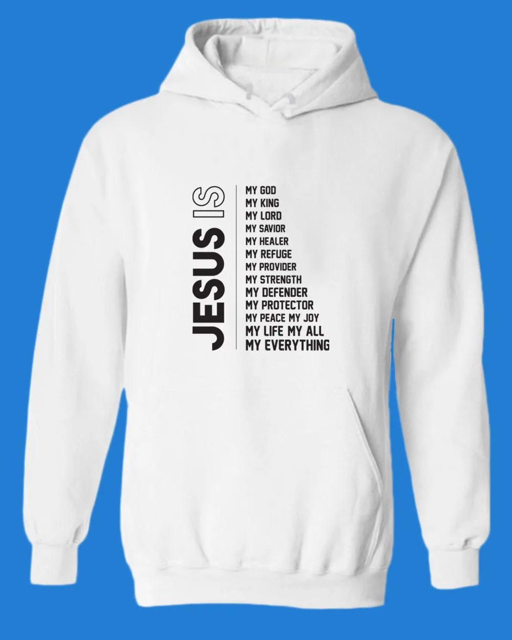 Jesus is My God, My King, my lord, My Savior, My Healer Hoodie