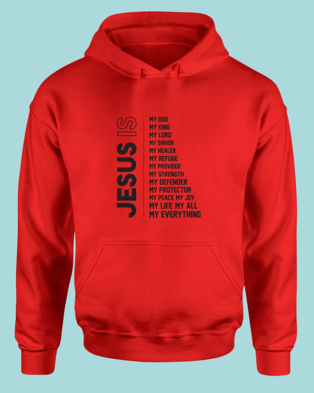 Jesus is My God, My King, my lord, My Savior, My Healer Hoodie