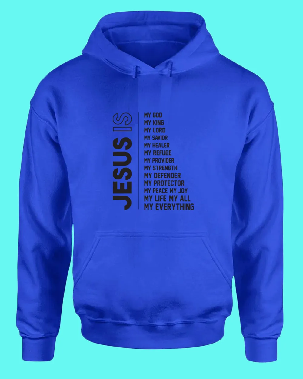 Jesus is My God, My King, my lord, My Savior, My Healer Hoodie