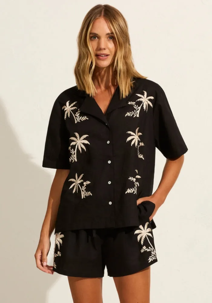 Joe Button Through Shirt- Palm