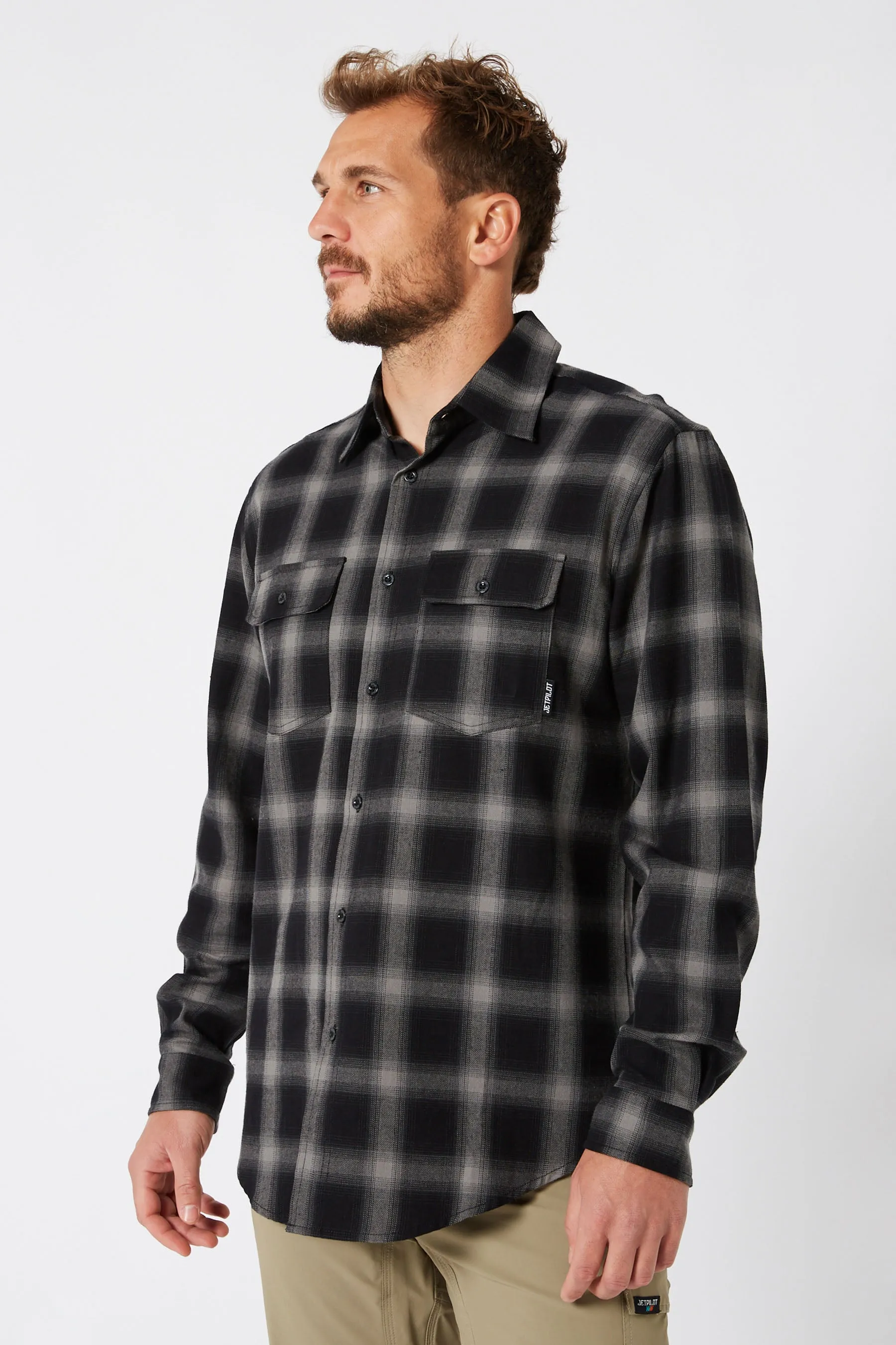 JP Flannel Shirt - Black