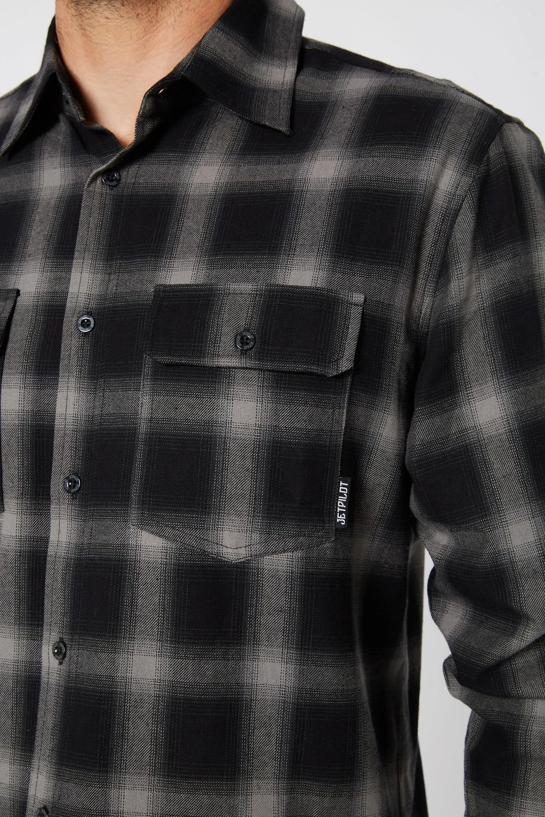 JP Flannel Shirt - Black