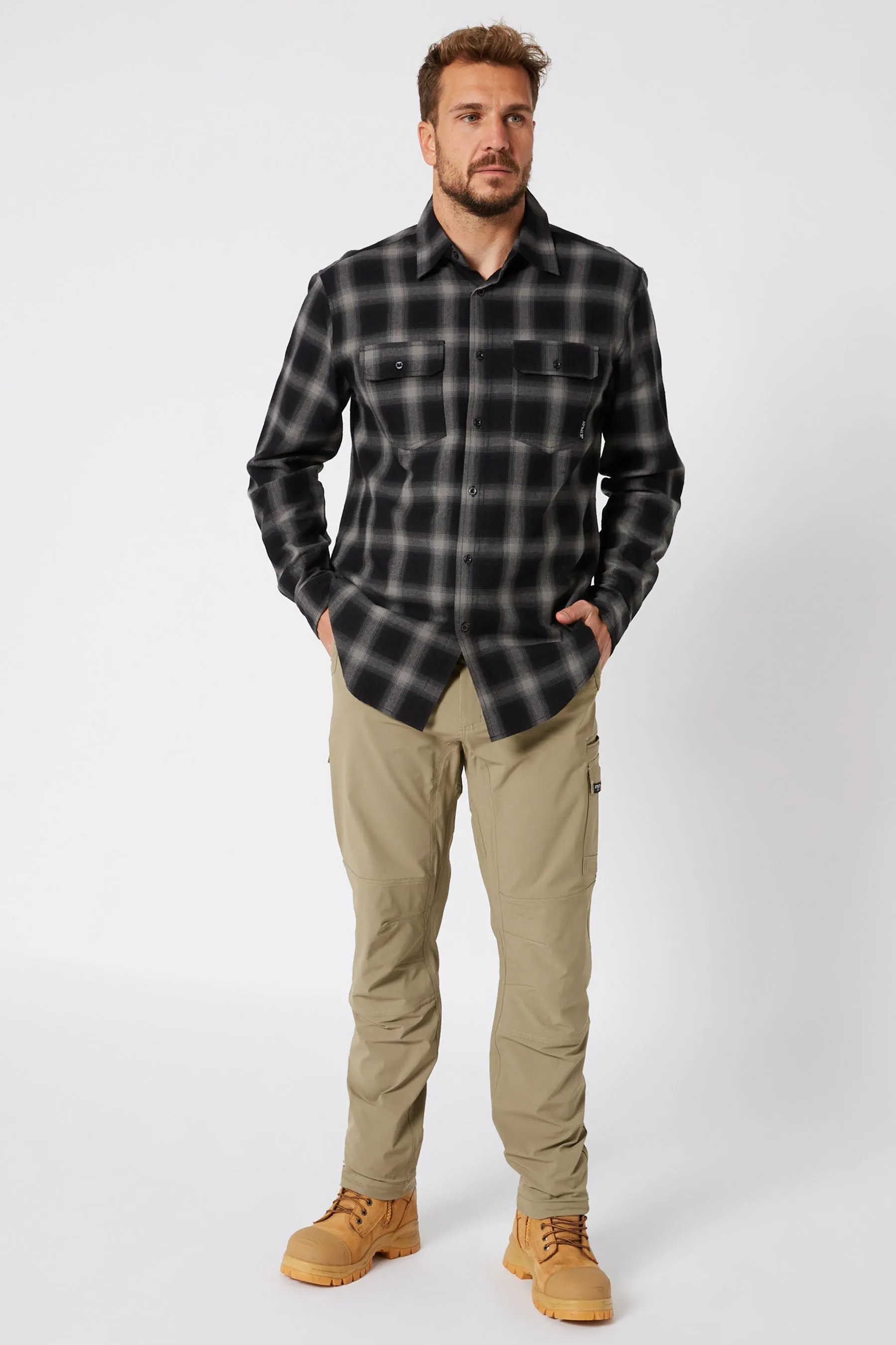 JP Flannel Shirt - Black
