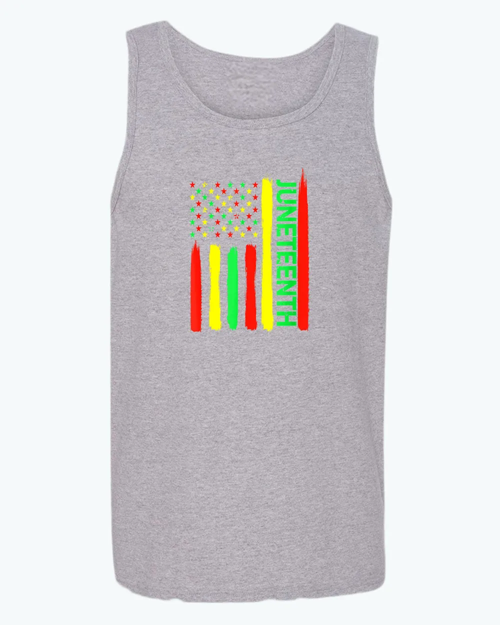 Juneteenth American flag tank top
