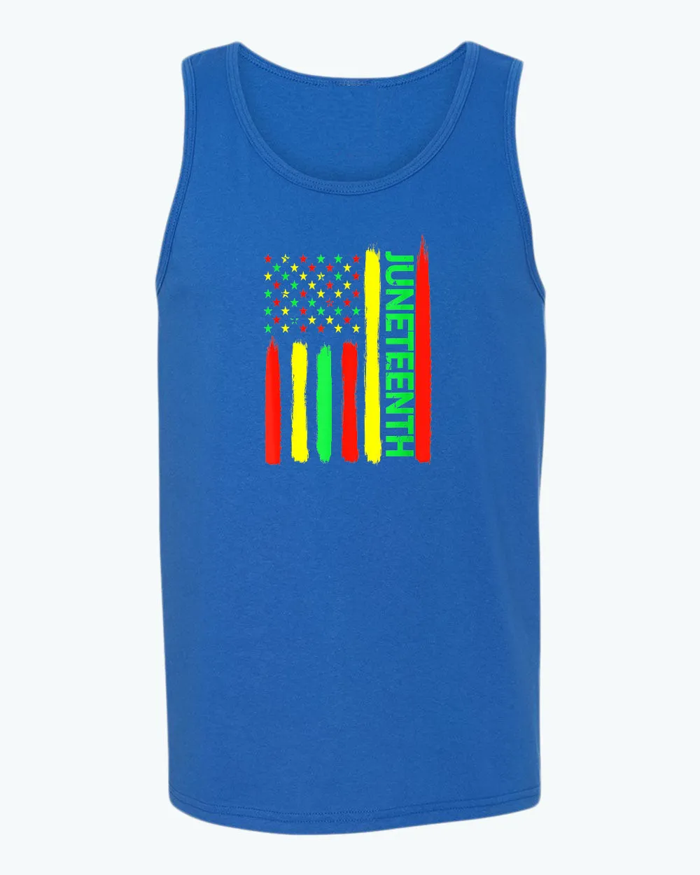 Juneteenth American flag tank top