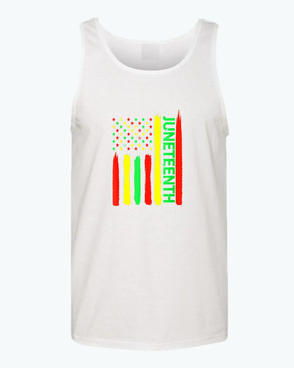 Juneteenth American flag tank top