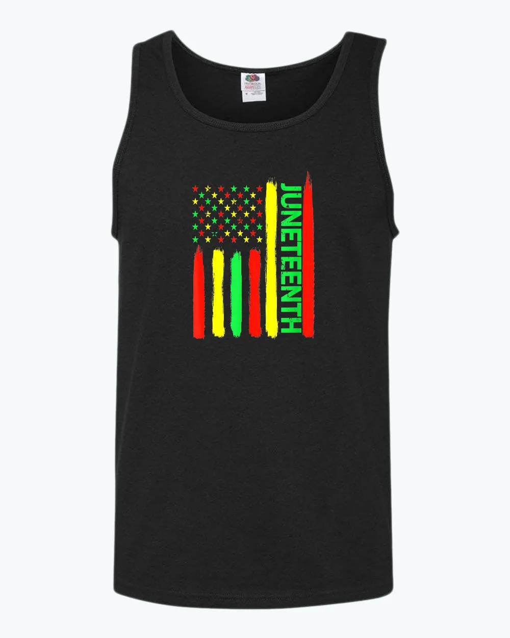 Juneteenth American flag tank top