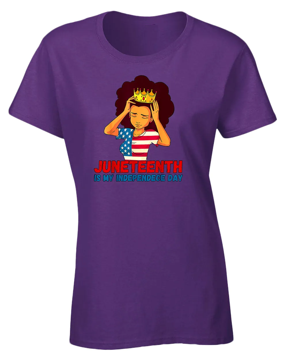 Juneteenth is my independence day women t-shirt