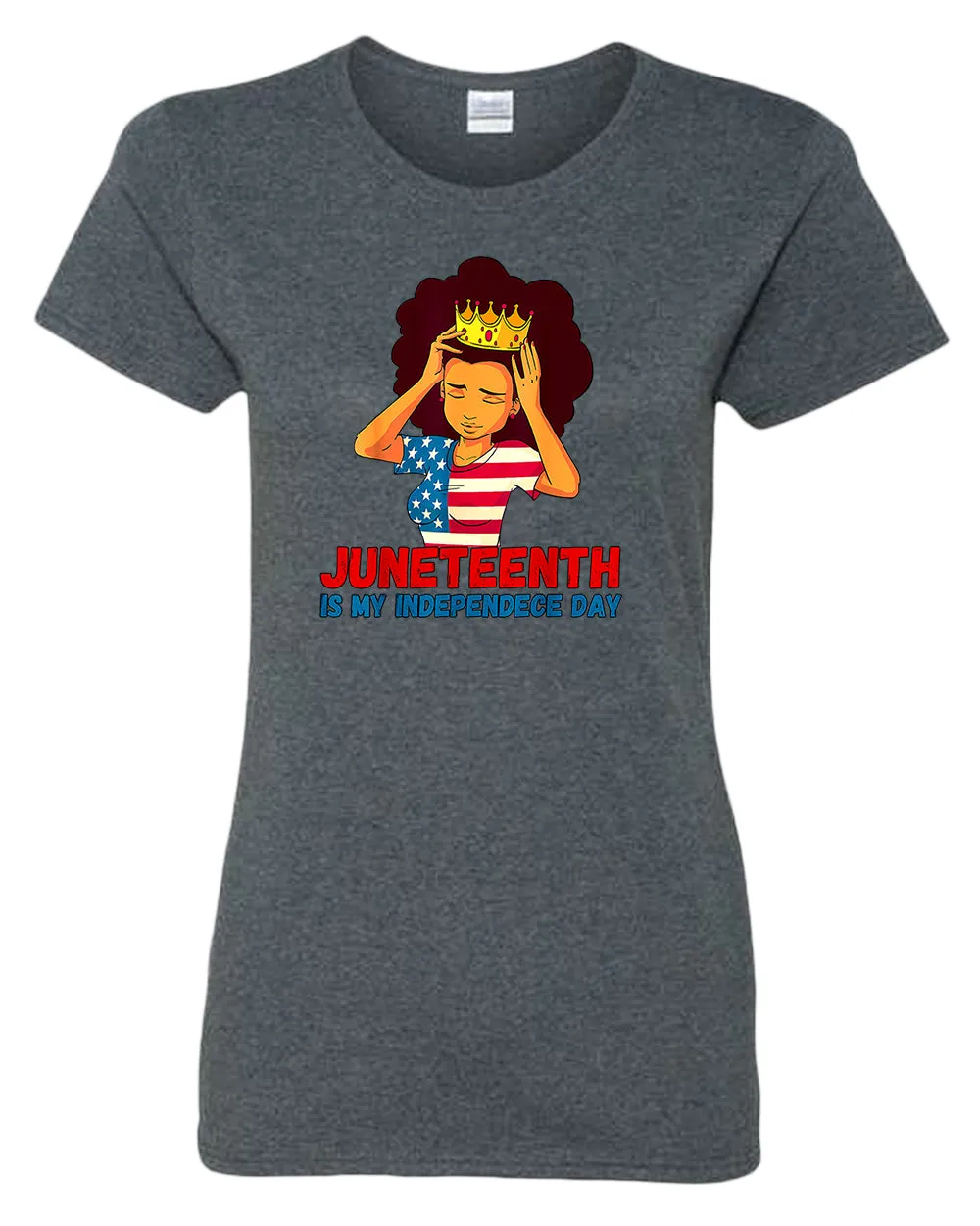 Juneteenth is my independence day women t-shirt