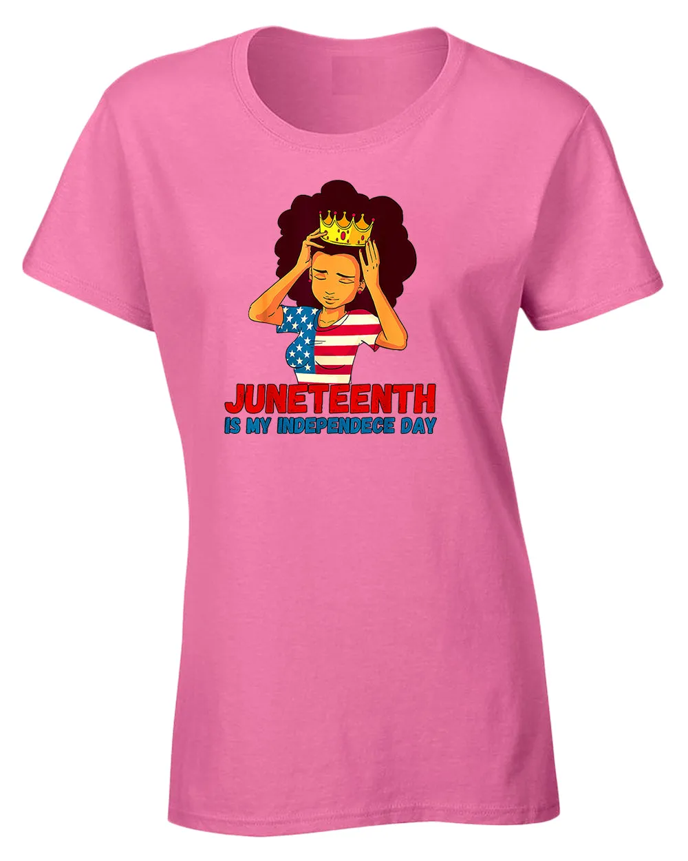 Juneteenth is my independence day women t-shirt