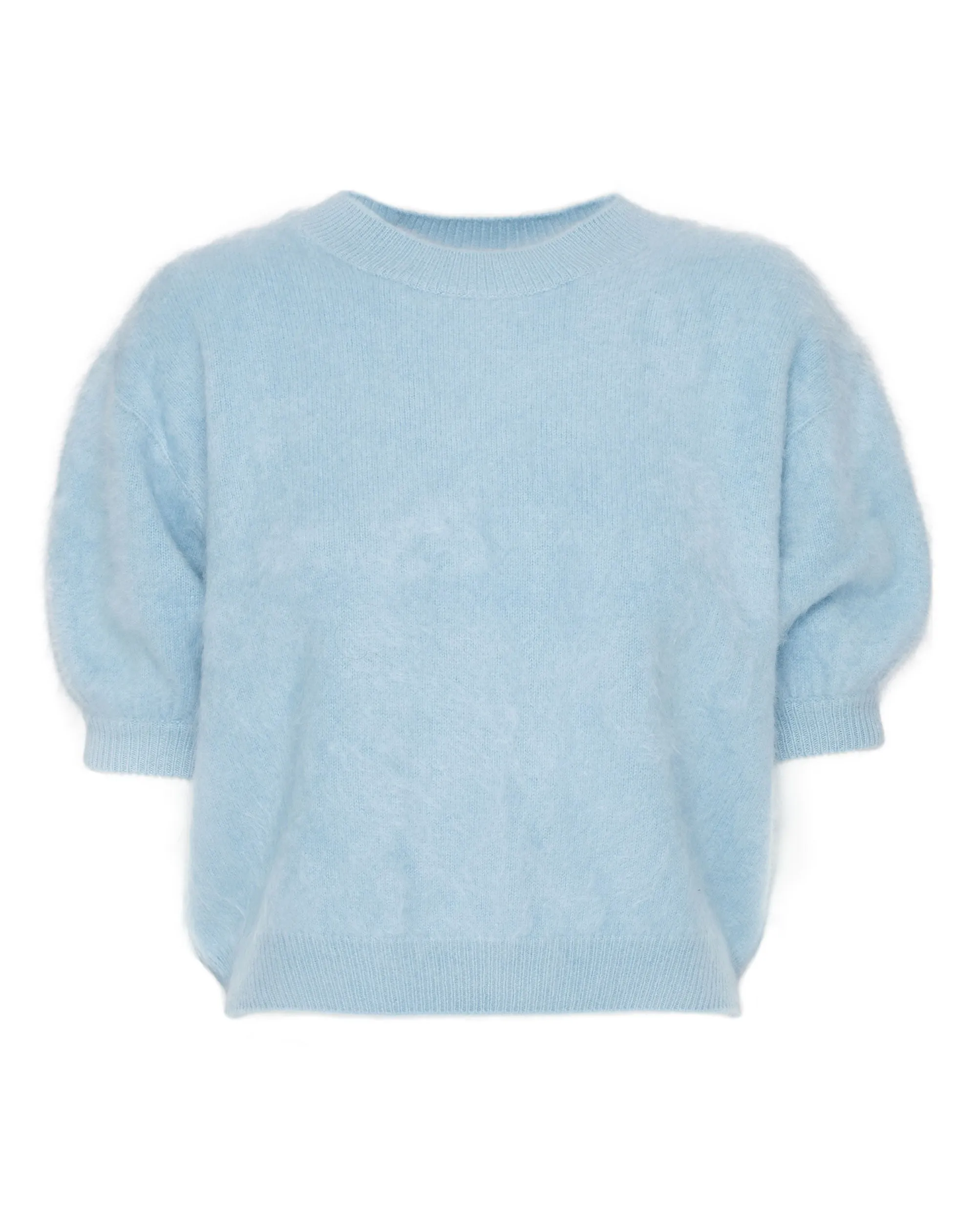 Juniper Sweater in Powder Blue Brushed