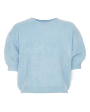 Juniper Sweater in Powder Blue Brushed