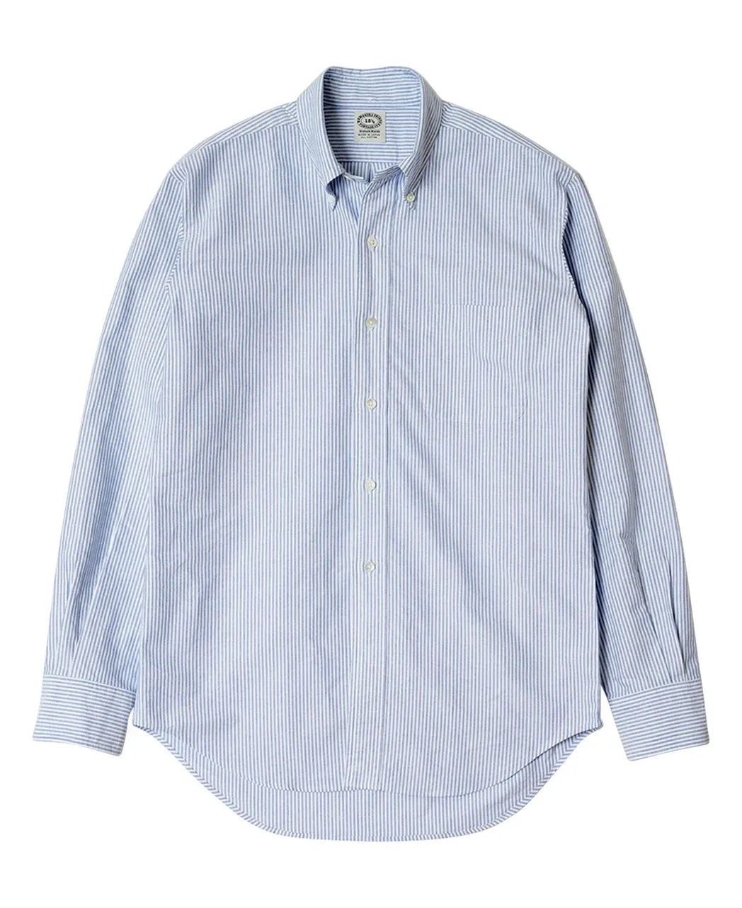 Kamakura Vintage Ivy Stripe Oxford Button Down Shirt - Blue