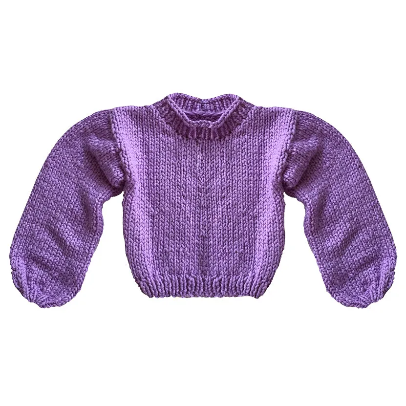 Kayla Sweater in Electric Purple