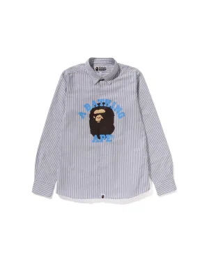 Kids College Stripe Oxford Bd Shirt Jr