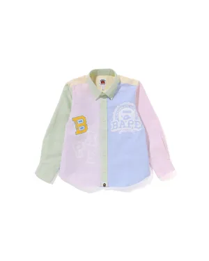 Kids Patch Print Oxford Bd Shirt