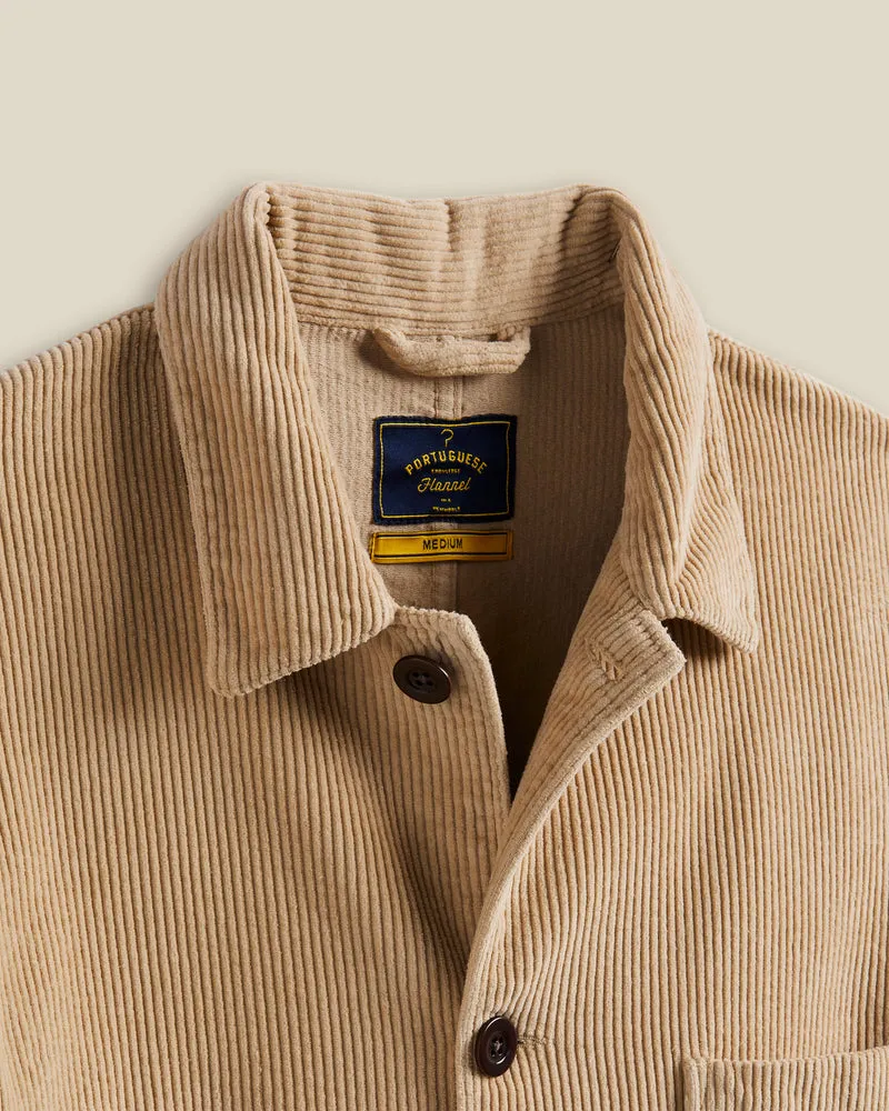 Labura Corduroy Overshirt - Beige
