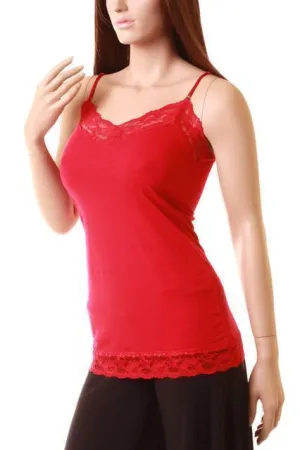Lace Detailed Camisole-Beige