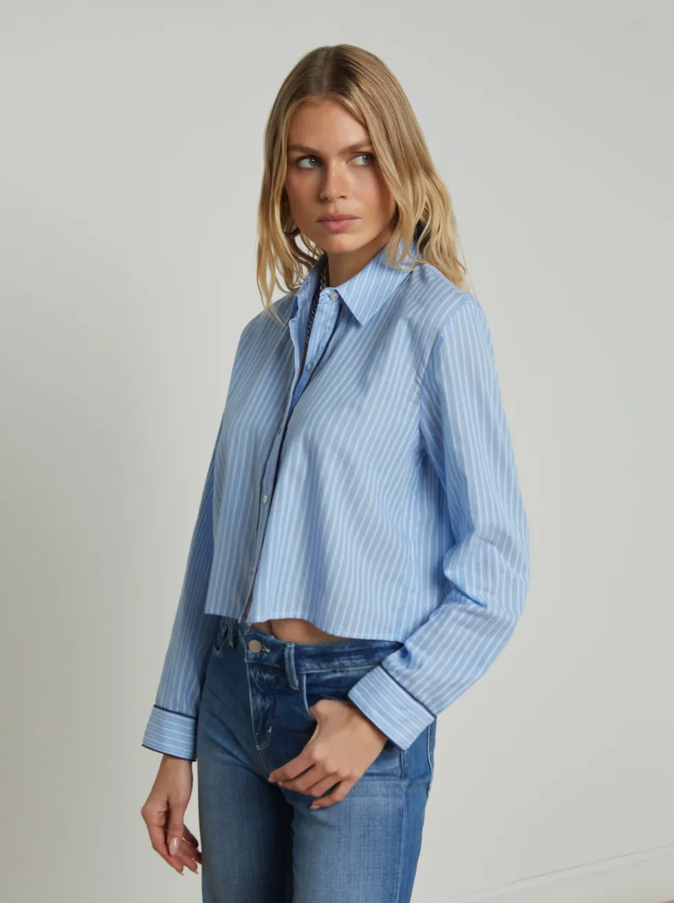 L'AGENCE COSETTE BUTTON-DOWN SHIRT