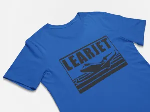 Learjet Business Jet Retro Logo
