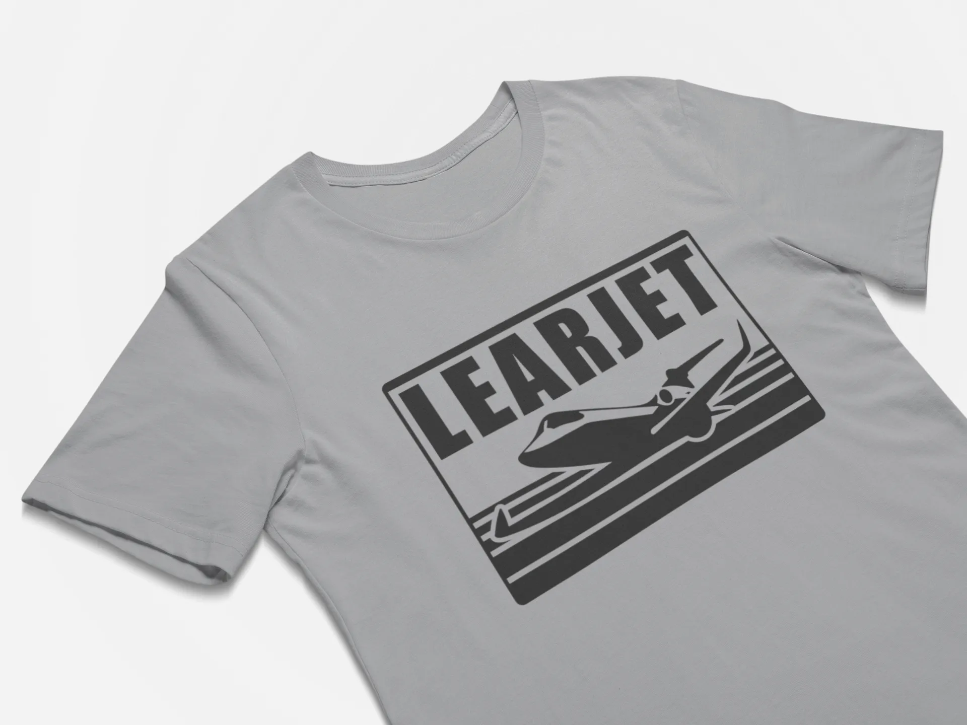 Learjet Business Jet Retro Logo