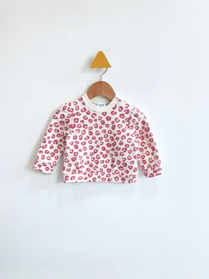 Leopard Print Sweatshirt // 9M