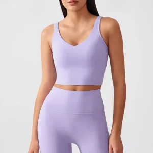 Lexi Sports Bra Tank - Lilac