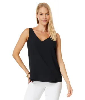 Lilly Pulitzer Florin Straight Hem Top Onyx SM