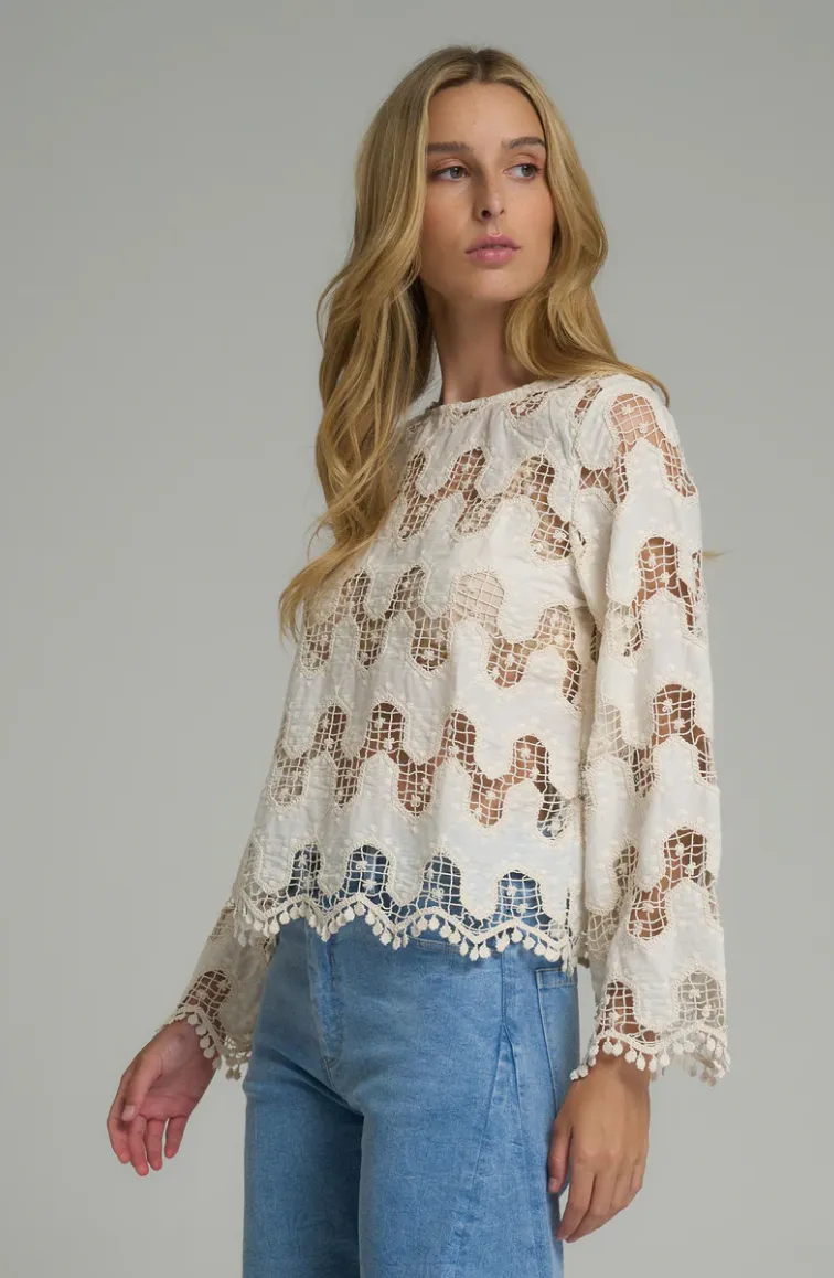 Lilya Norfolk Top - Natural