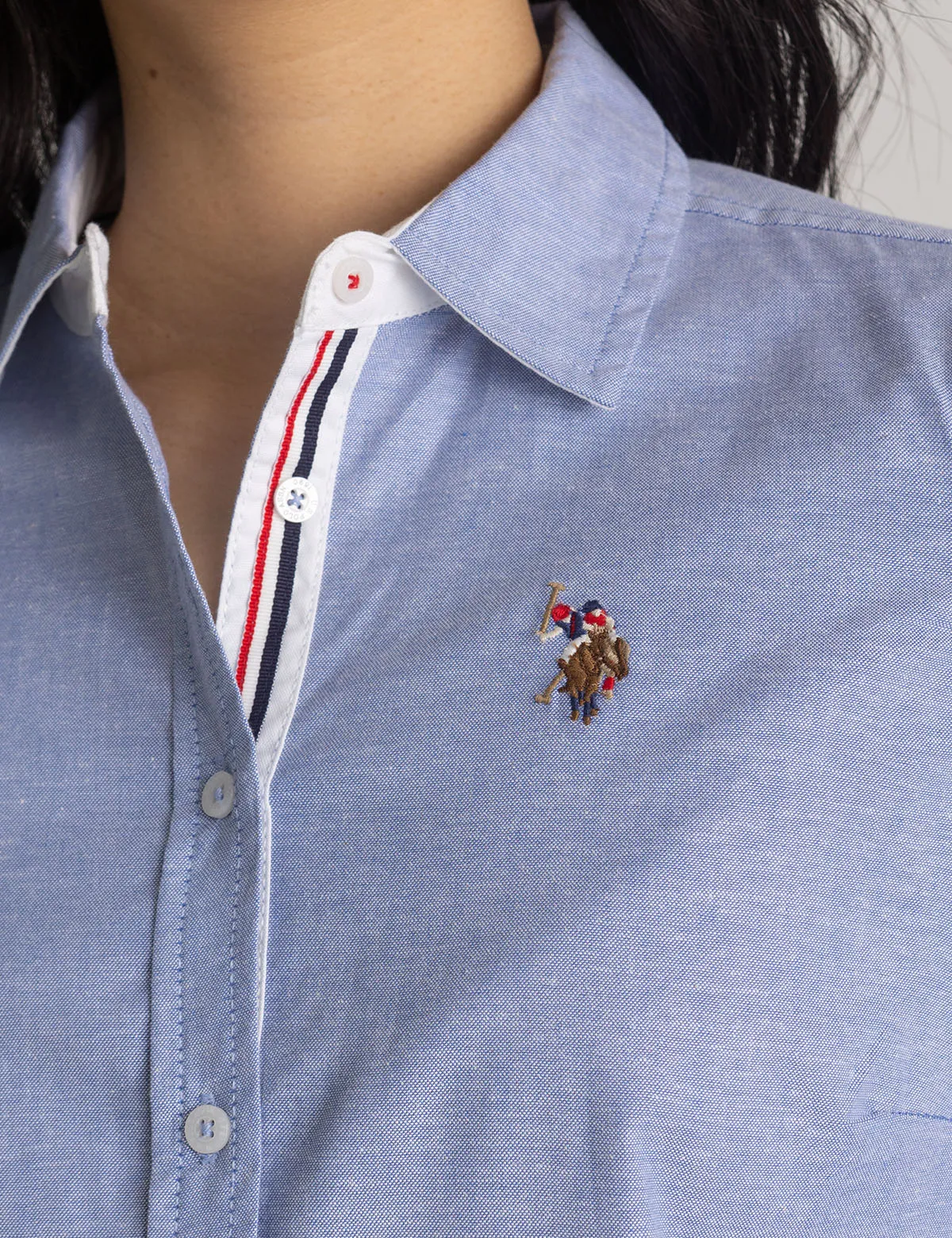 LONG SLEEVE SOLID STRETCH OXFORD SHIRT
