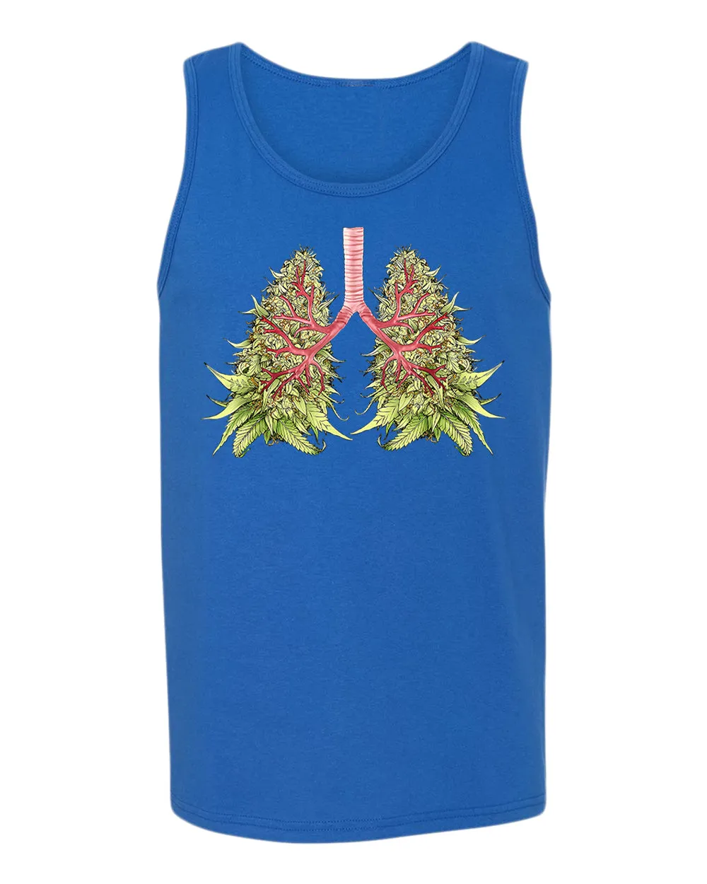 Lung leaf funny tank top