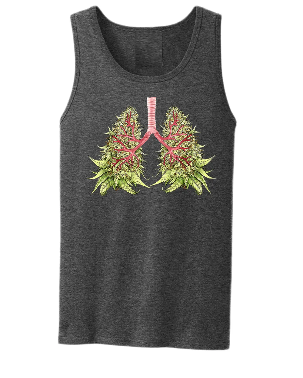Lung leaf funny tank top