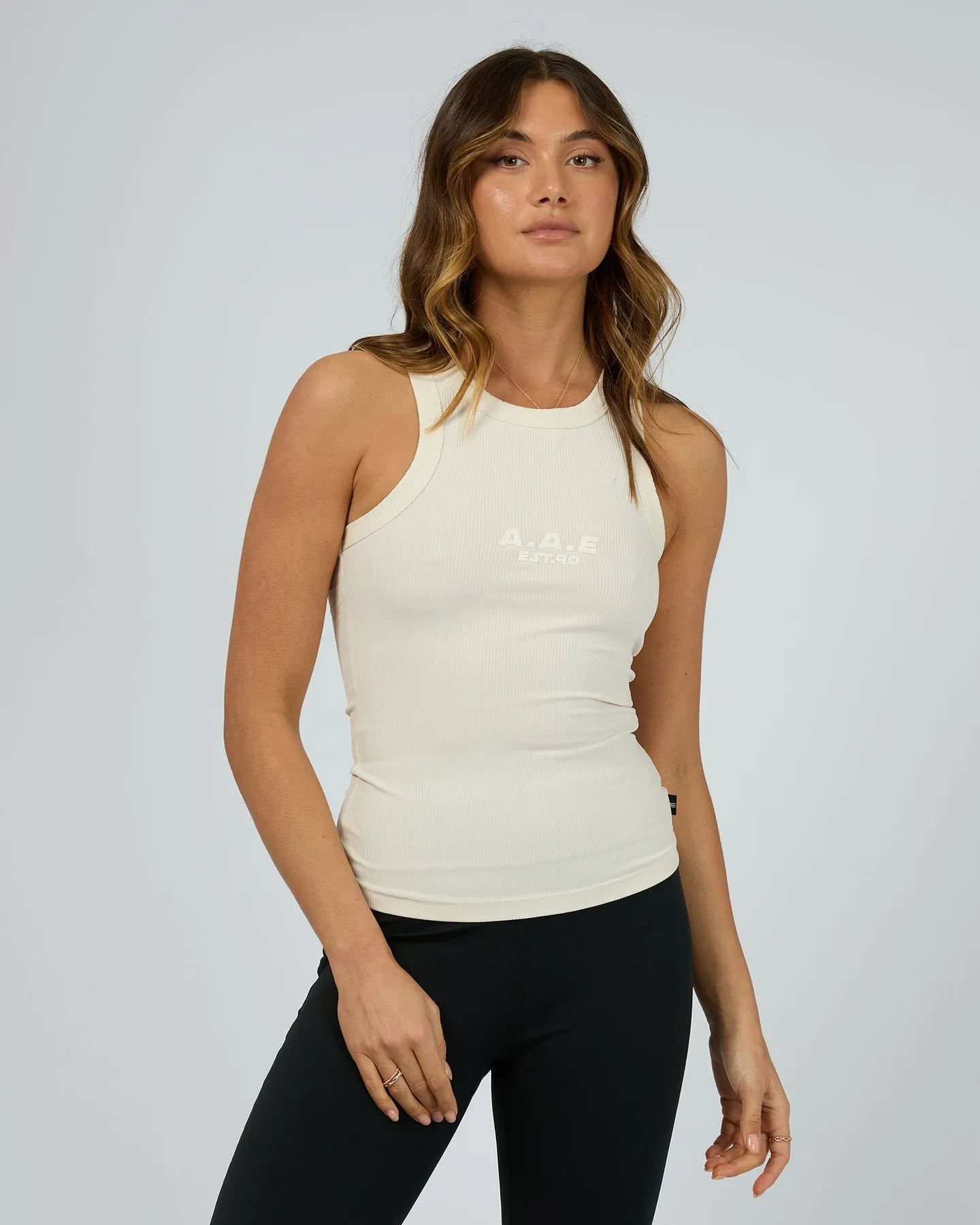 LUXE ACTIVE TANK - VINTAGE WHITE