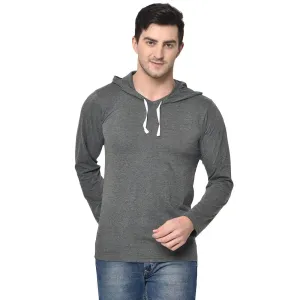 Mack Jonney Full Sleeve Grey T-shirt For Men's