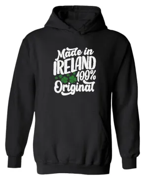 Made in Ireland 100% original hoodie women st patrick's day hoodie