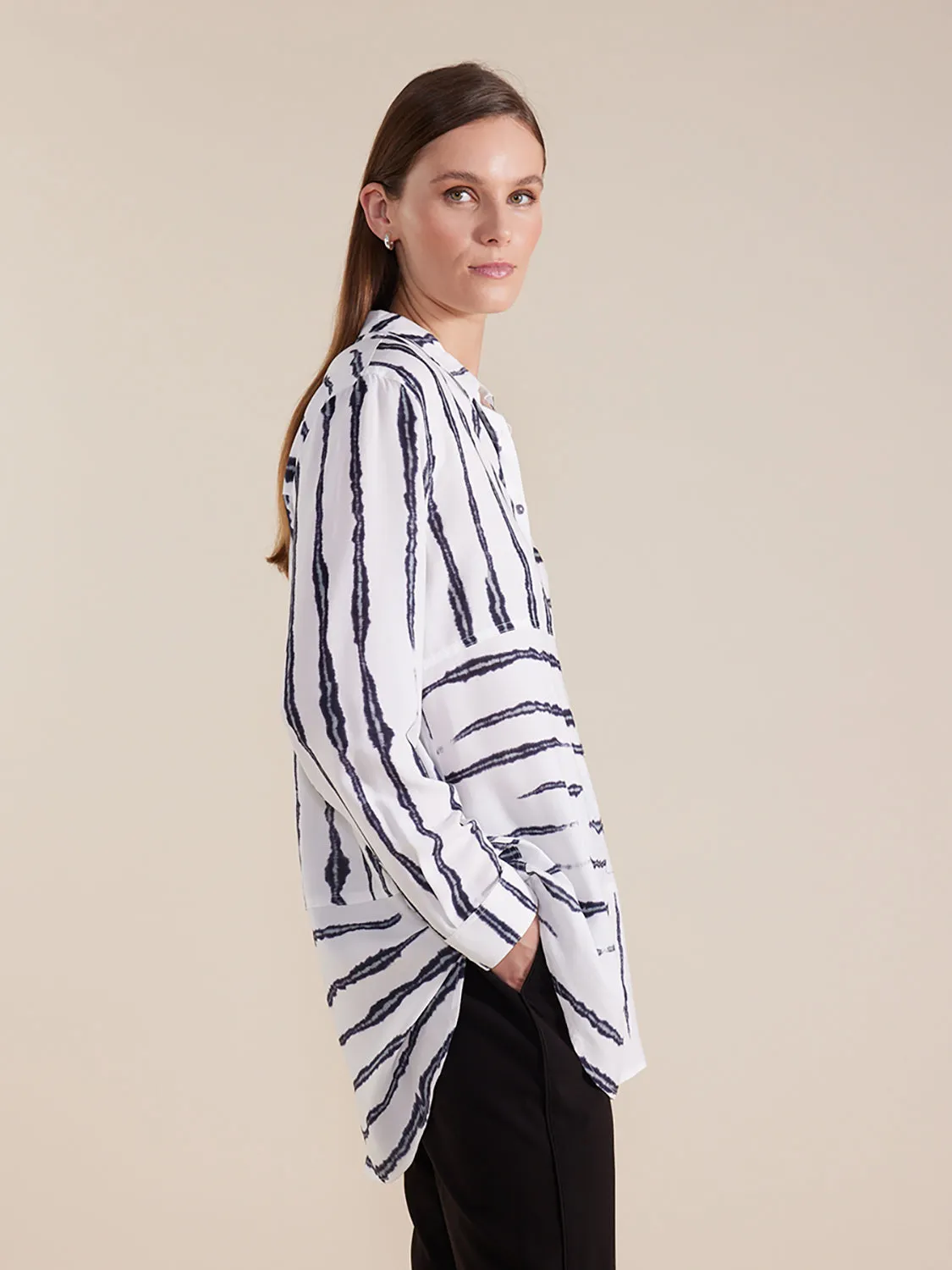 Marco Polo L/S Shadow Stripe Shirt YTMW44619