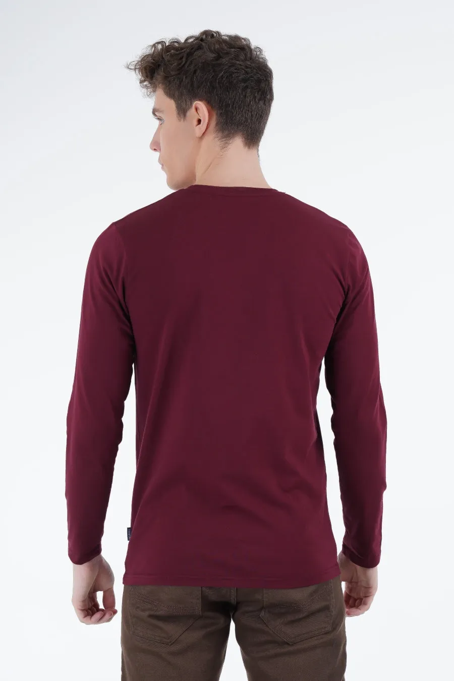 Maroon Plain Shirt
