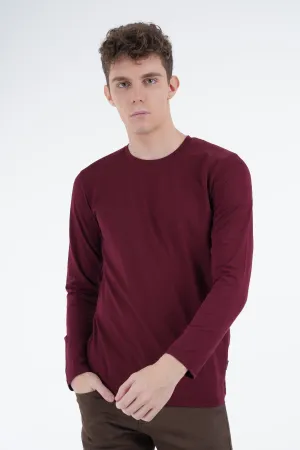 Maroon Plain Shirt
