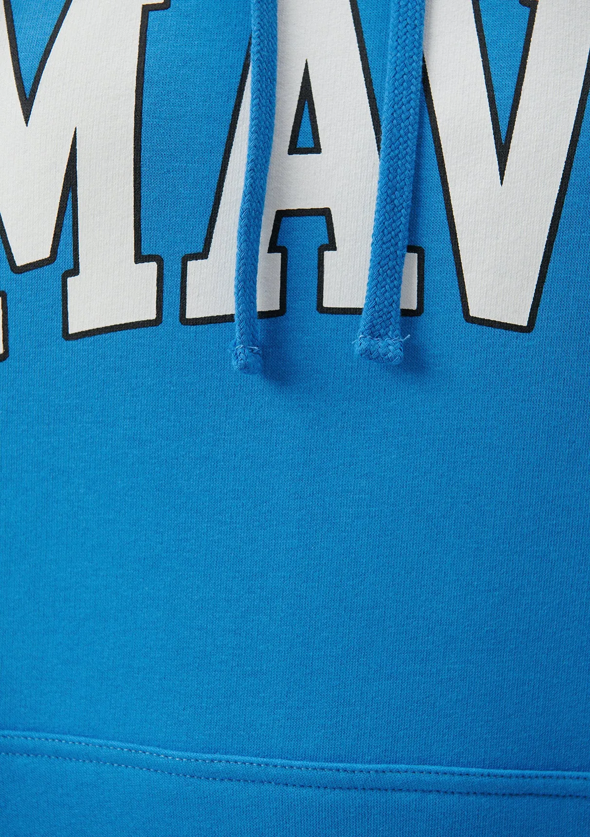 Mavi Logo Printed Hooded Blue Sweatshirt