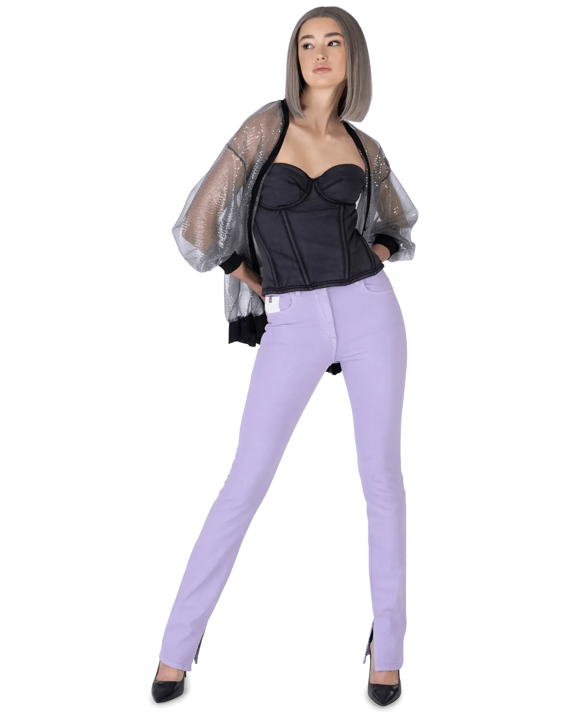 Medium Moletton Corset Evening Top