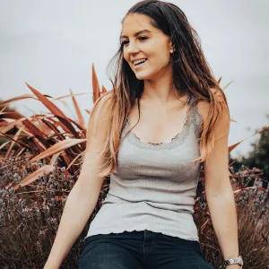 Melange Grey Silk Mix Camisole