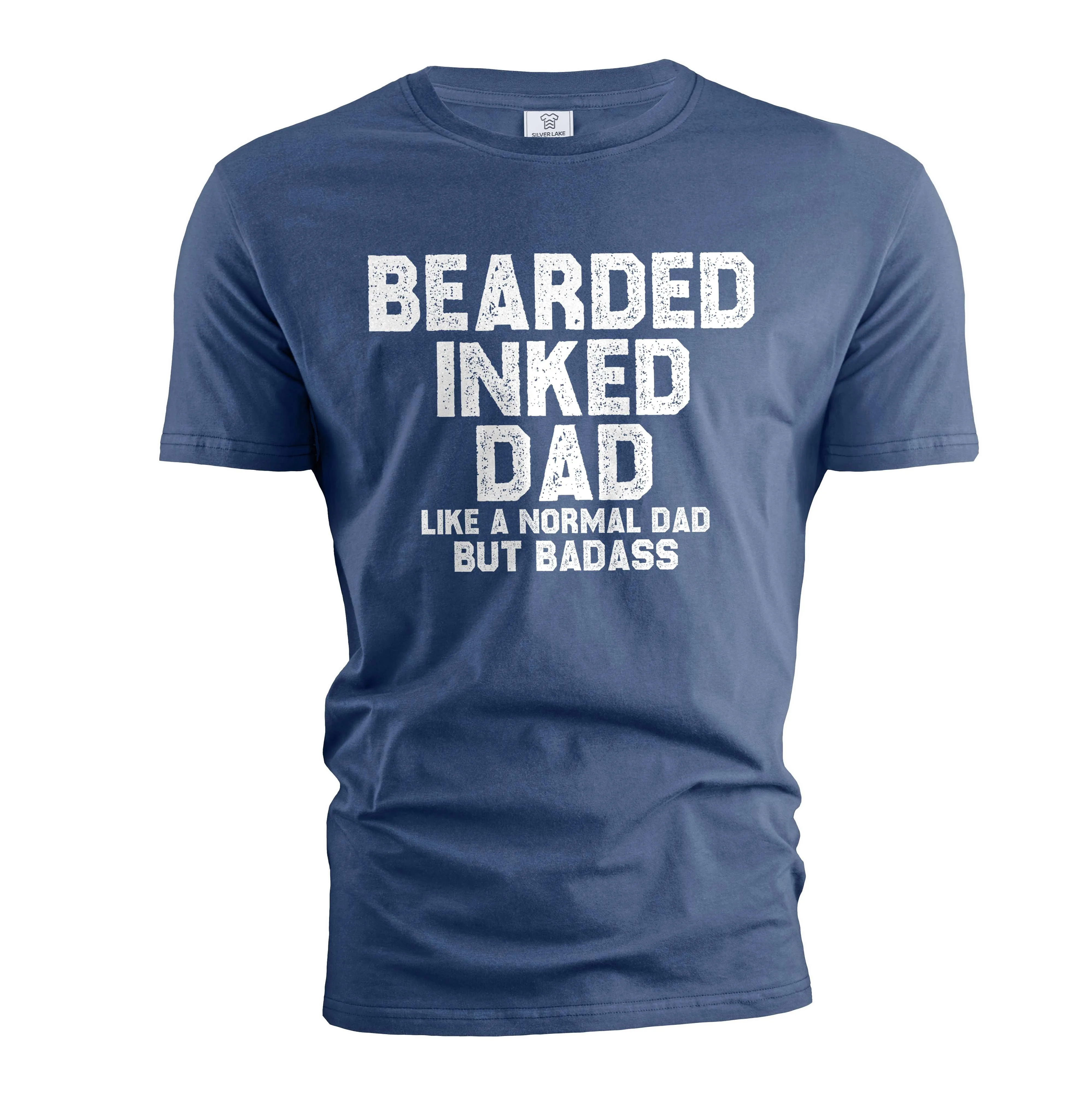 Men's Father's day dad T-shirt beard and tattoos tee shirt dad gifts birthday funny tee
