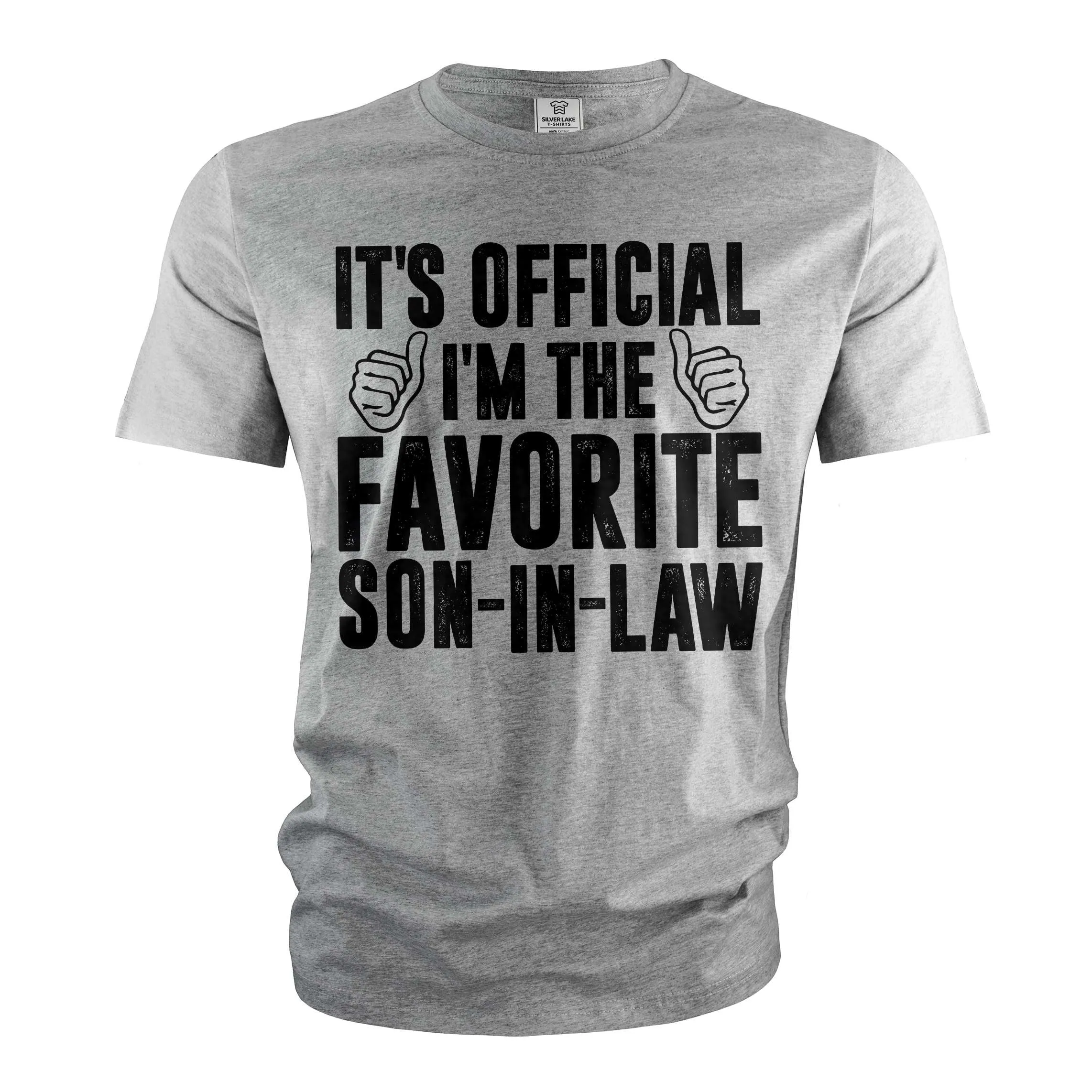 Men's Funny Favorite son-in-law T-shirt Son In Law gifts sarcastic humorous Gift from mother in law