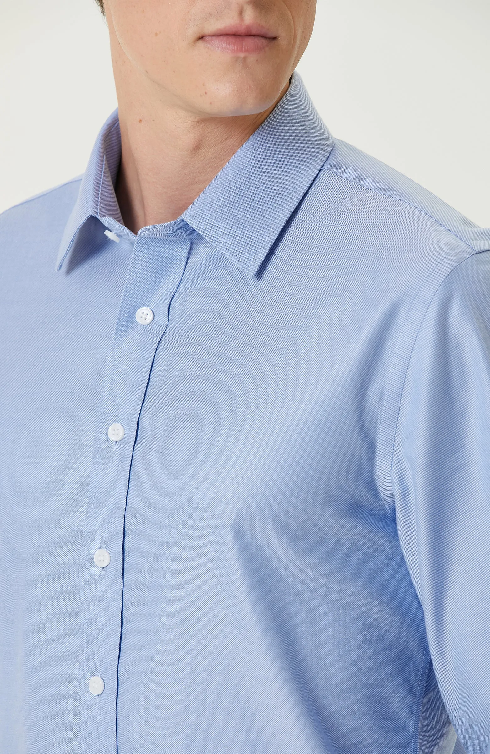 MEN'S Non-Iron Blue Oxford Shirt