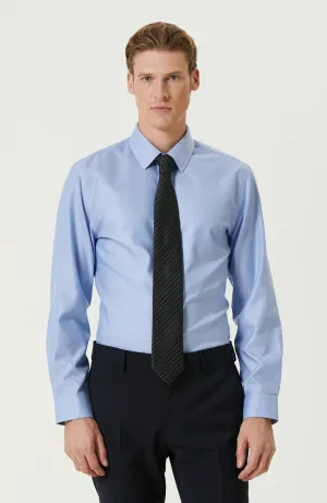 MEN'S Non-Iron Blue Oxford Shirt