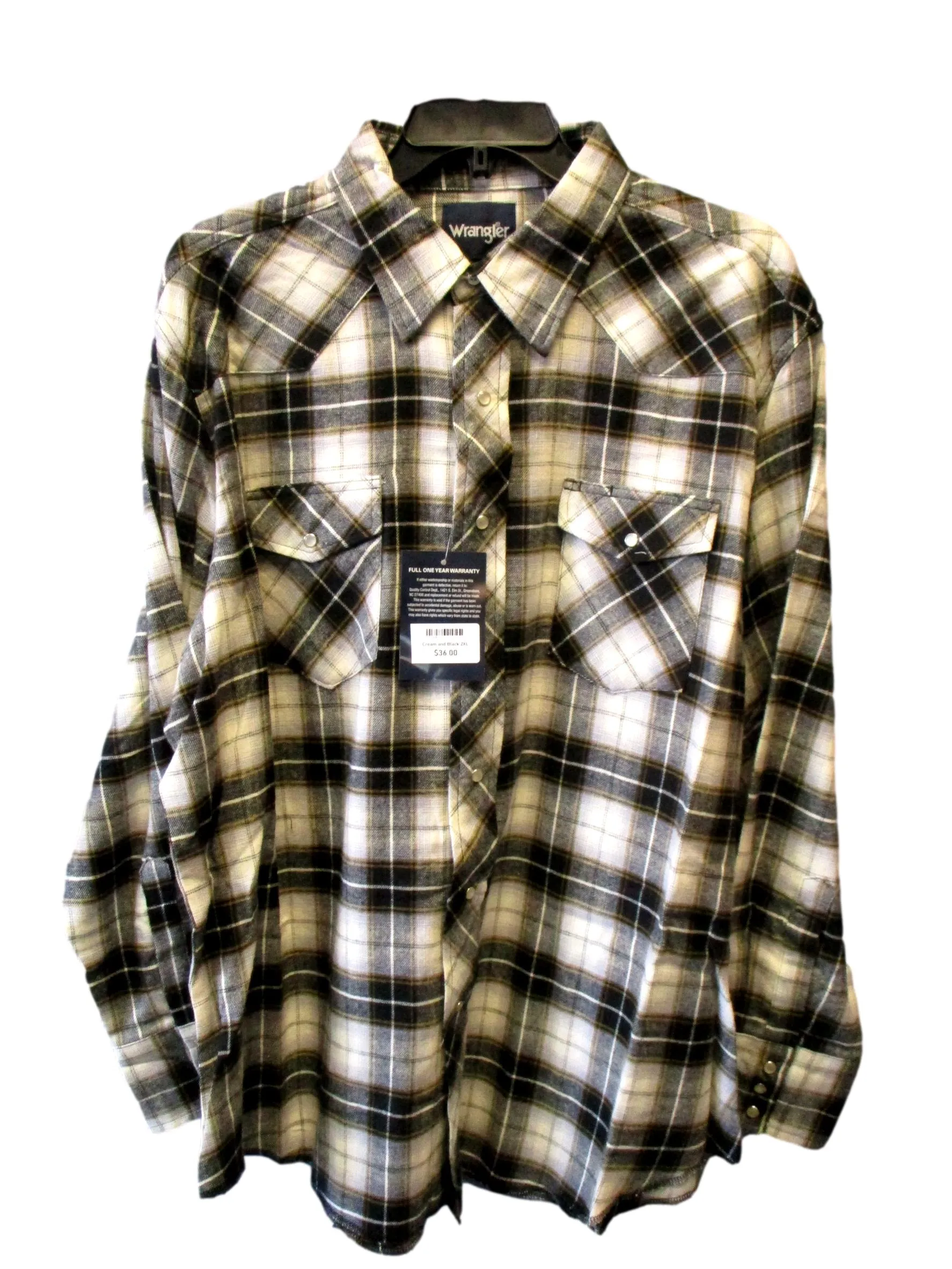 Men's Wrangler Flannel Shirts