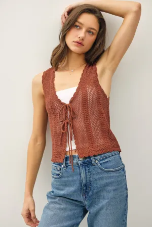 MIA CROCHET VEST