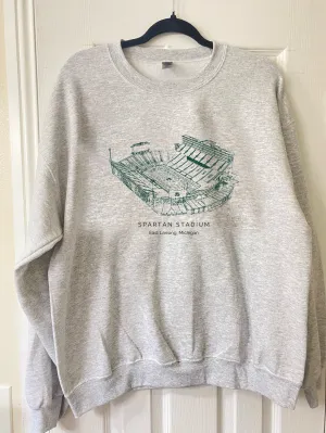 Michigan State Stadium Crewneck