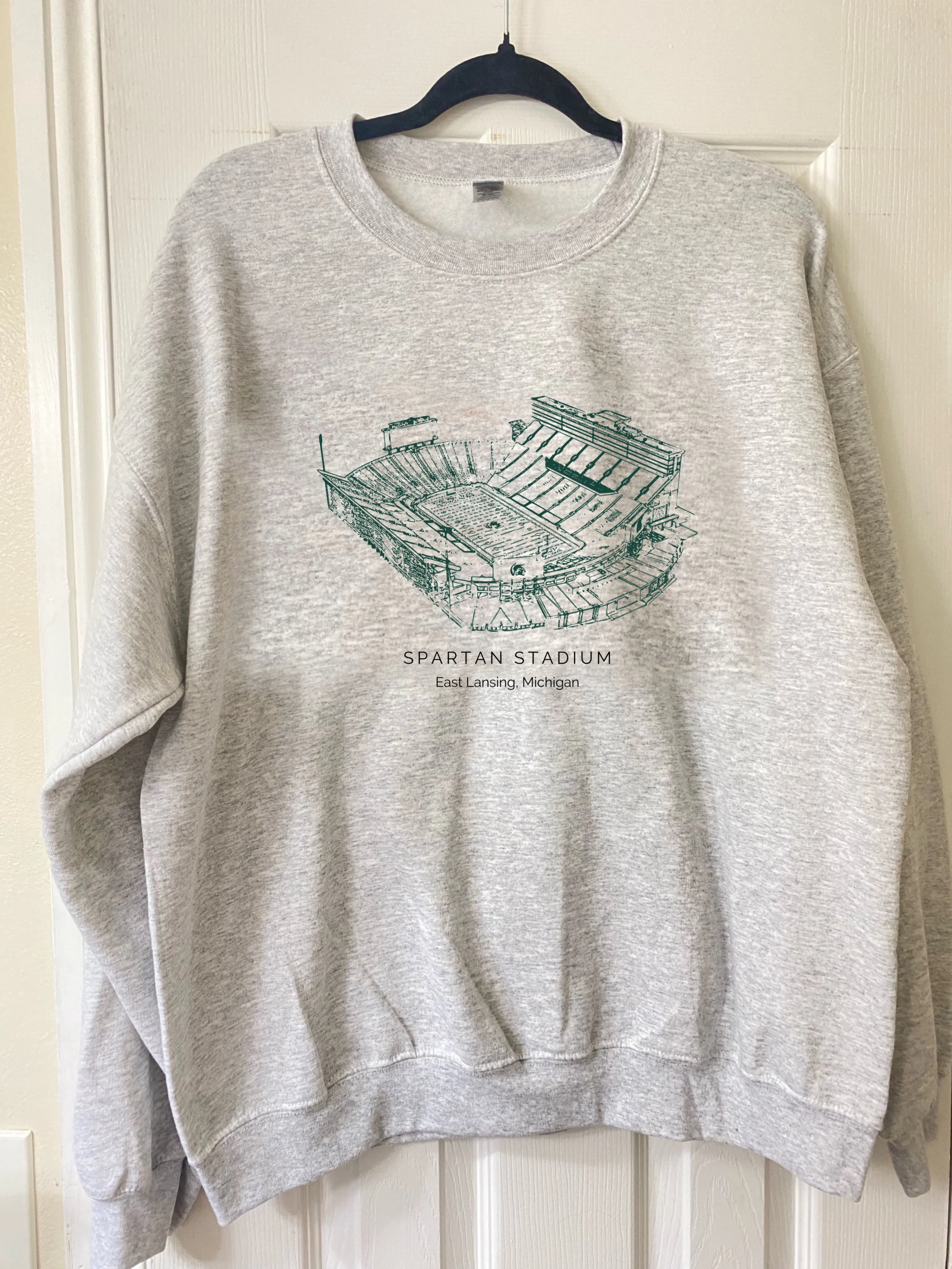 Michigan State Stadium Crewneck